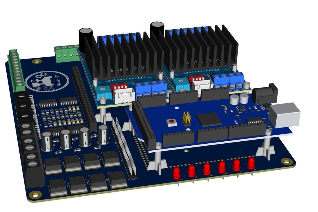 Robotic arm controller — TB6600 stepper drive stage